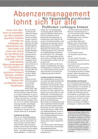 Absenzenmanagement lohnt sich für alle