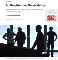 Teamarbeit: Im Gewitter der Geistesblitze